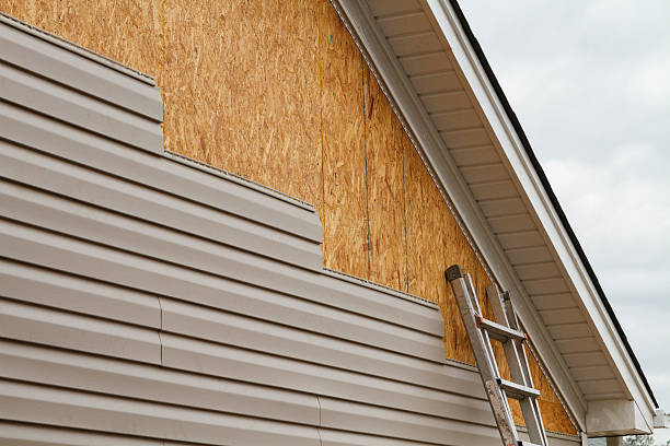 Professional Siding Replacement technician working in Granville, WV